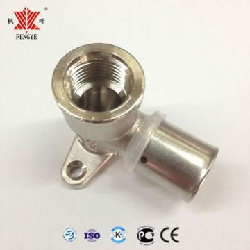 F5 copper Press Fitting Wall-plated Female Elbow 2