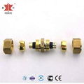 F1 Brass compression fitting equal strainght union 3