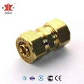 F1 Brass compression fitting equal strainght union 1