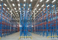 L2700*D1000*H6000 blue orange color steel heavy duty pallet racking system