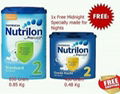 5x Nutrilon 2 standard 1x Free midnight