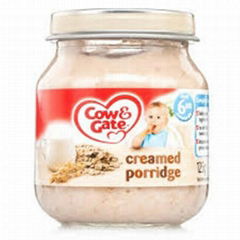 Cow & Gate Baby Balance Jar 6 months Onwards, Creamed Porridge-500x500