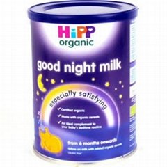 Hipp 6 Month Organic Good Night Milk Delivered Worldwide