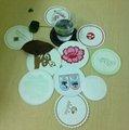Customized shape with logo high quality paper coaster 2