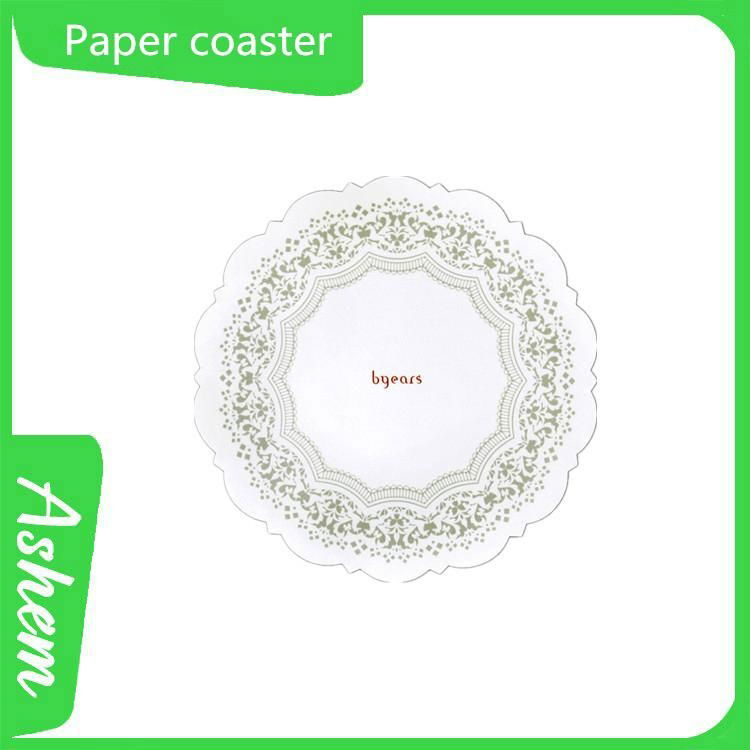 Most welcome customized hot sale paper coaster