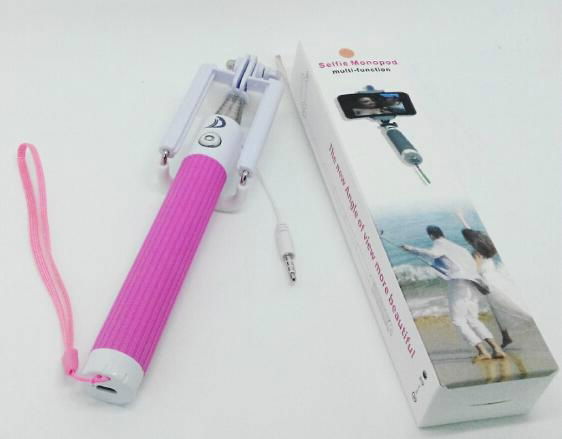 Wire Control 270 degree folding Selfie Stick 2