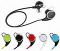 QY8 Bluetooth 4.1 Sport Running earphone with microphone 