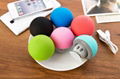 Rainbow mini mushroom bluetooth speaker cute wireless speaker amplifier