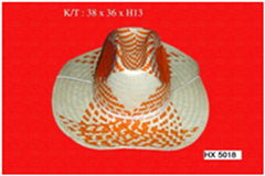 Cowboy straw hat