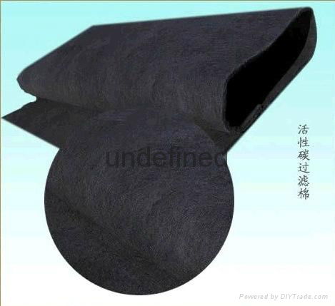 Activated carbon filter media roll 