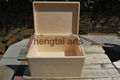 PLAIN WOOD WOODEN BOX AND TEA SINGLE COMPARTMENTS BOX DECOUPAGE 1