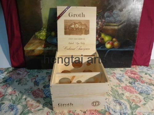 Details about  2009 GROTH RESERVE CABERNET SAUVIGNON WINE BOX PANEL COMPLETE WOO 3