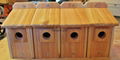 Quality BlueBird Houses with Predator Guard Natural Cedar Hand Made 3