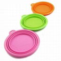 carry-on foldable silicone pet bowl 2