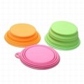 carry-on foldable silicone pet bowl 4