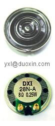 28mm Mylar speaker DXI28N－A  micro speaker 4ohm 1W 2