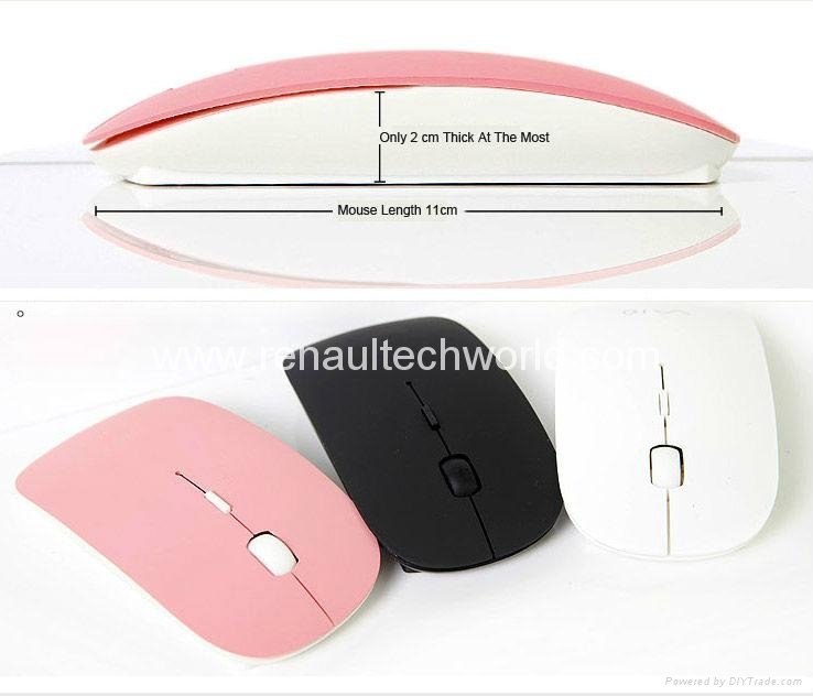 Good Price Fashionable 4Keys Wireless Mouse with Nano Receiver 4