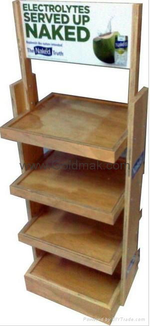 Wood Display rack /shefl 2