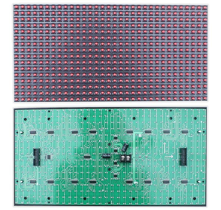 LED Display module PH10 red Semi outdoor SMD 