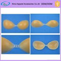 Strapless adhesive silicone bra 1