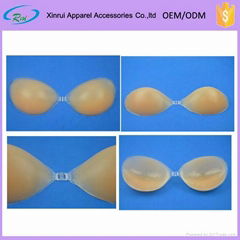 Breast lift strapless backless silicone invisible bra