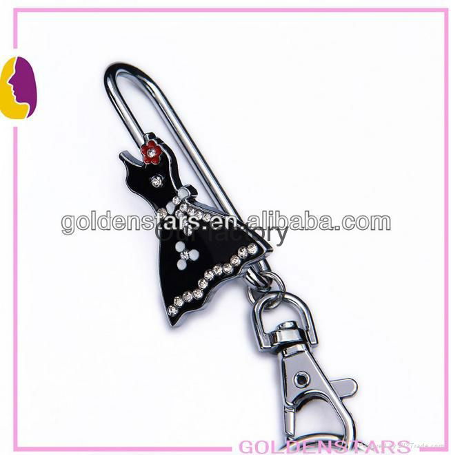 Free shipping. blingbling crstal dress women purse key finder promotion