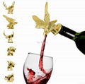 Classic New year gifts 2016 Luxury gold Eagle Wine Pourer Aerator for Home & Kit