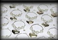 NewHandmade Crafts Diy persoanlized Metal Wine Glass Charms for home bar events 