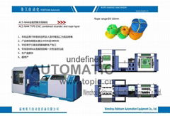 Robteam CNC combined strander and rope-layer