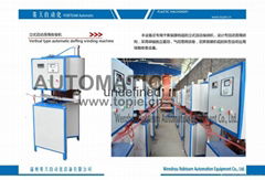 Vertical type automatic doffing winding machine