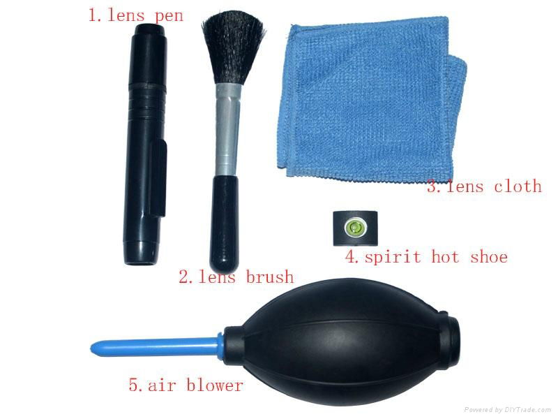 Camera cleaning suit 5In1 lens pen lens brush lens cloth etc 