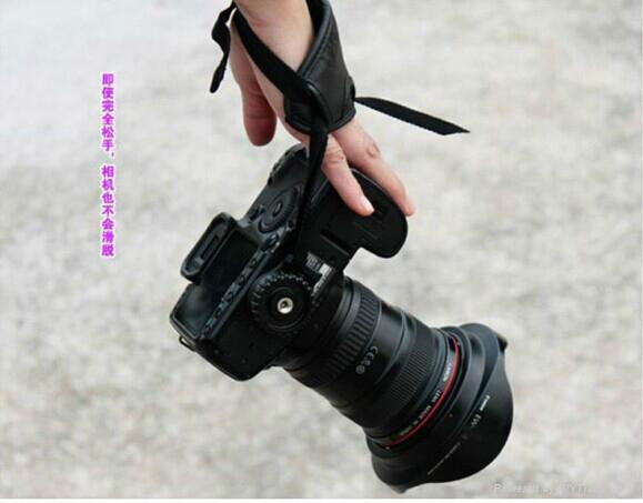 Fashion Leather DSLR Camera Grip Wrist Hand Strap for Canon Nikon Somy Pentax  2