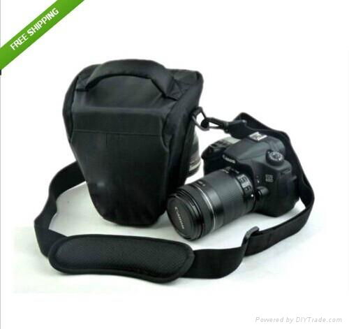 Nylon Exterior soft internal fabric Waterproof Shoulder triangle Camera bag