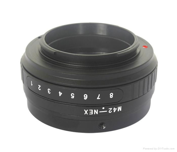 Tilt M42 Screw Mount Lens To SoMy NEX E NEX7 NEX-5N NEX5C Adapter Tilt-Shift 4