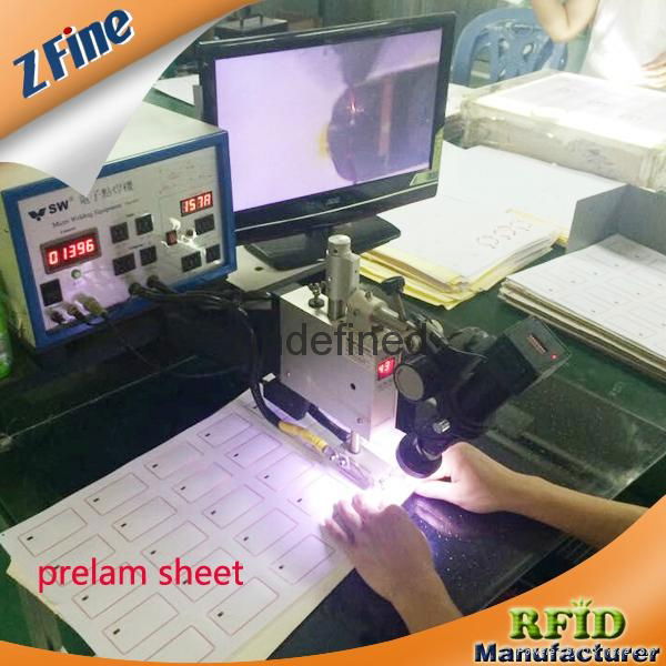 RFID prelam sheet for ISO 14443A smart card