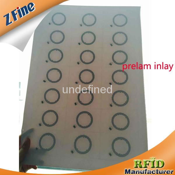 Cheap PVC 125Khz EM4200 Chip RFID Inlay Sheet