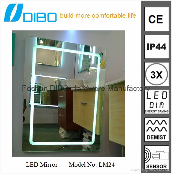 ip44 rated lighting mirror for bathroom 2