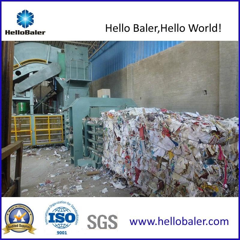 Horizontal Hydraulic Waste Paper Baler with CE Certificate (HFA20-25) 4
