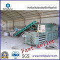 Hydraulic Automatic Plastic Tire sheet iron Closed Door Balers   