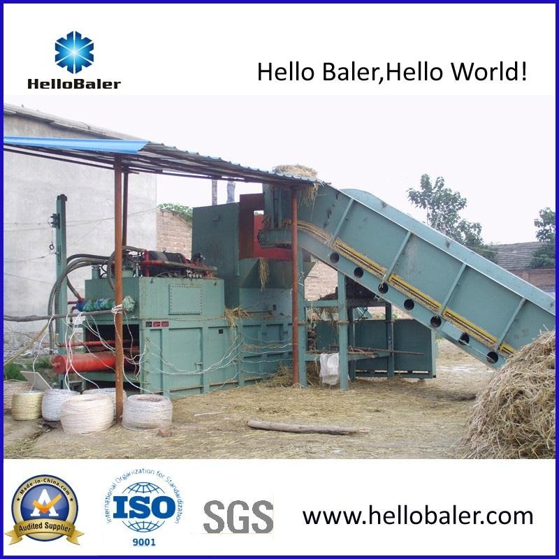 Hydraulic Automatic Straw Balers with High Capacity and Conveyor 4