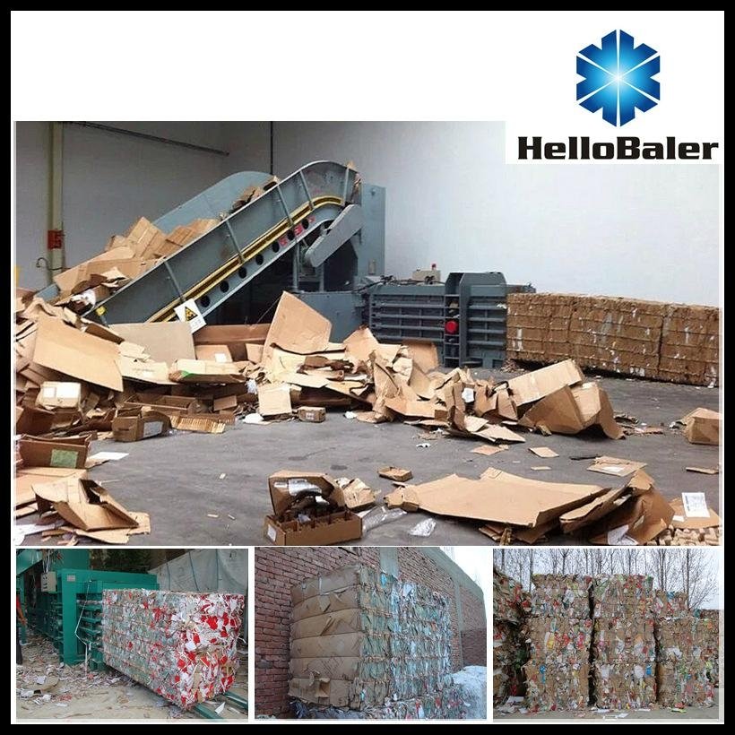 016 Updated Hello Baler Waste Paper Baling Machine