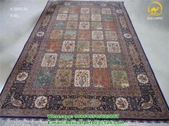 230lines Turkish series 6.56x9.84ft handmade silk carpet chinese oriental rug