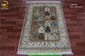 Beautiful 3.3x5ft silk turkish hand made