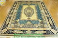 230linesTurkish carpet two colors for sale 5.5x8ft handmade silk rugs 1