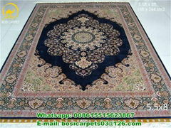 230linesTurkish carpet three colors for sale 5.5x8ft handmade silk rugs