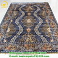 230lines handmade silk carpet 6x9ft