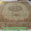 10*14ft handmade silk carpet hot sale 230lines rug wholesale price 4