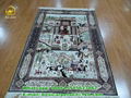 home garden handmade silk carpet