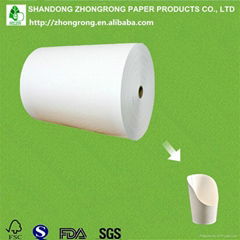 PE coated paper for french fries paper cup