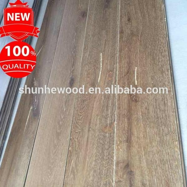 Rustic wide plank oak engineered parquet wood flooring  2